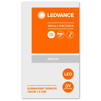 Ledvance - Lampada LED tecnica con sensore SUBMARINE 1xG13/16W/230V IP65