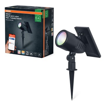 Ledvance - Lampada solare dimmerabile LED RGBW SMART+ SOLAR LED/0,6W/3,7V 2000 mAh 3000-6500K IP44
