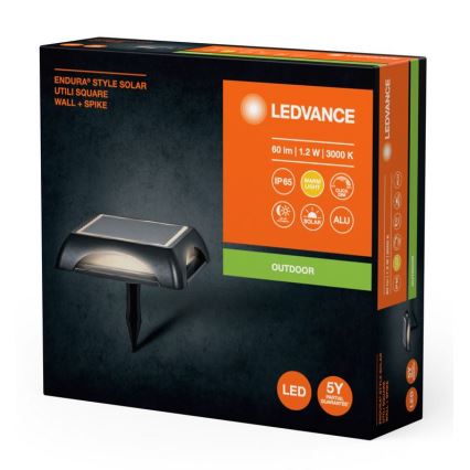 Ledvance - LED Dimmerabile solare lampada ENDURA STYLE SOLAR LED/1,2W/3,7V 2000 mAh IP65