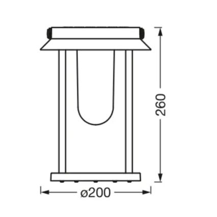 Ledvance - Lampada solare LED RGBW dimmerabile SMART+ TABLE LED/3W/3,7V 2200 mAh IP44