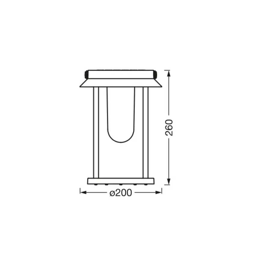 Ledvance - Lampada solare LED RGBW dimmerabile SMART+ TABLE LED/3W/3,7V 2200 mAh IP44