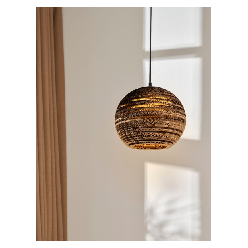 Ledvance - Lampadario a sospensione con filo DECOR CARDBOARD 1xE27/15W/230V diametro 26 cm