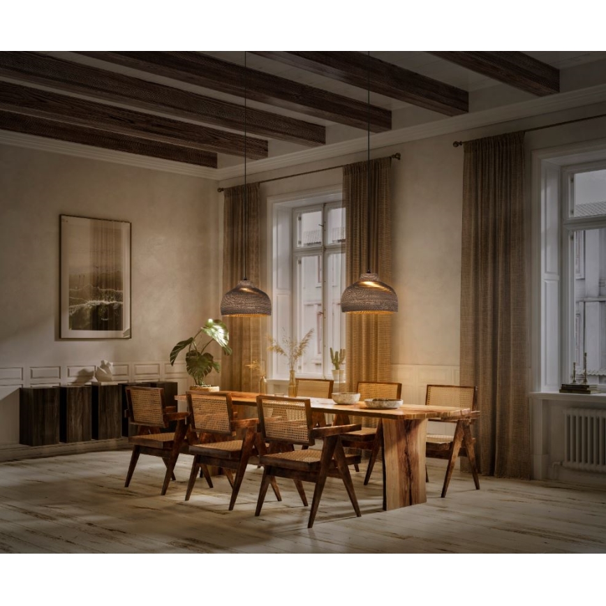 Ledvance - Lampadario a sospensione con filo DECOR CARDBOARD 1xE27/15W/230V diametro 36 cm