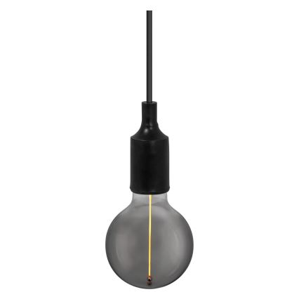 Ledvance - Lampadario a sospensione con filo PENDULUM BELL 1xE27/15W/230V nero