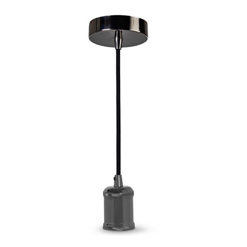 Ledvance - Lampadario a sospensione con filo PENDULUM ROBBIN 1xE27/15W/230V cromo lucido