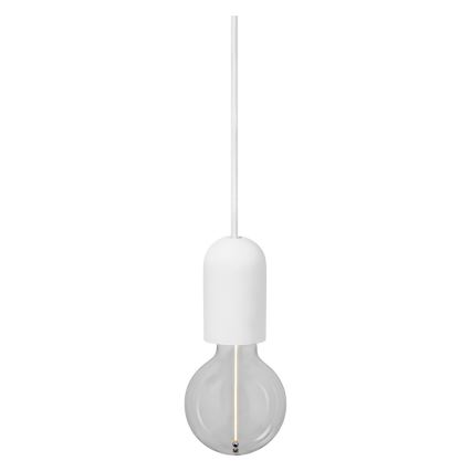 Ledvance - Lampadario a sospensione con filo PENDULUM ROUND 1xE27/15W/230V bianco