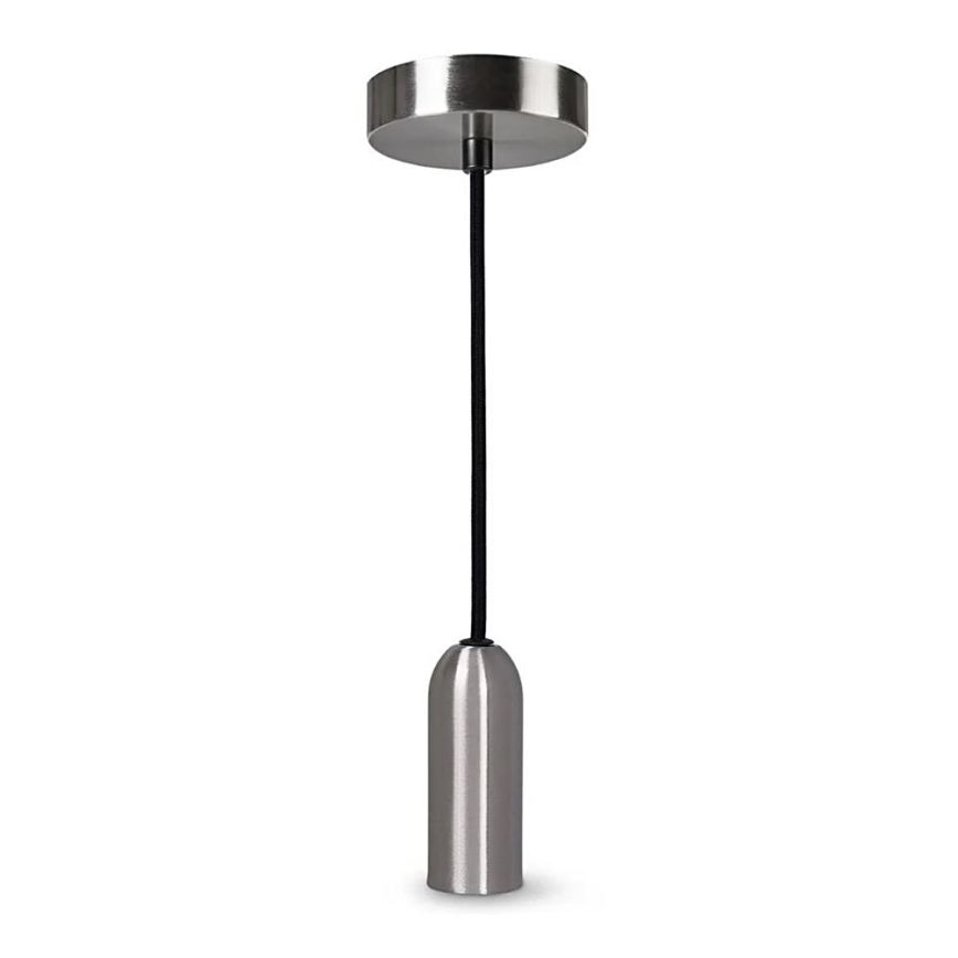 Ledvance - Lampadario a sospensione con filo PENDULUM ROUND 1xE27/15W/230V cromo opaco