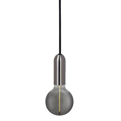 Ledvance - Lampadario a sospensione con filo PENDULUM ROUND 1xE27/15W/230V cromo opaco