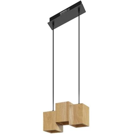 Ledvance - Lampadario LED dimmerabile su filo DECOR WOOD 3xLED/7W/230V Wi-Fi