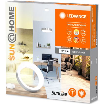 Ledvance - Lampadario LED dimmerabile su filo SUN@HOME CIRCULAR LED/18,5W/230V Wi-Fi