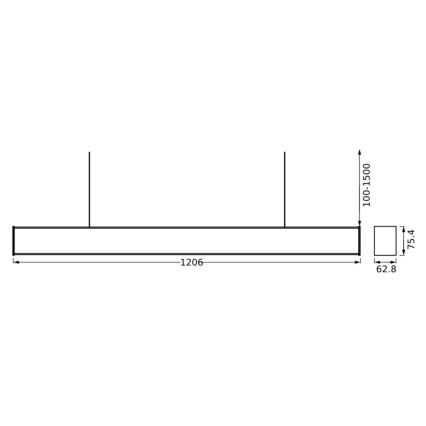 Ledvance - Lampadario a sospensione con filo LED dimmerabile SUN@HOME LED/50W/230V 2200-5000K CRI 95 Wi-Fi