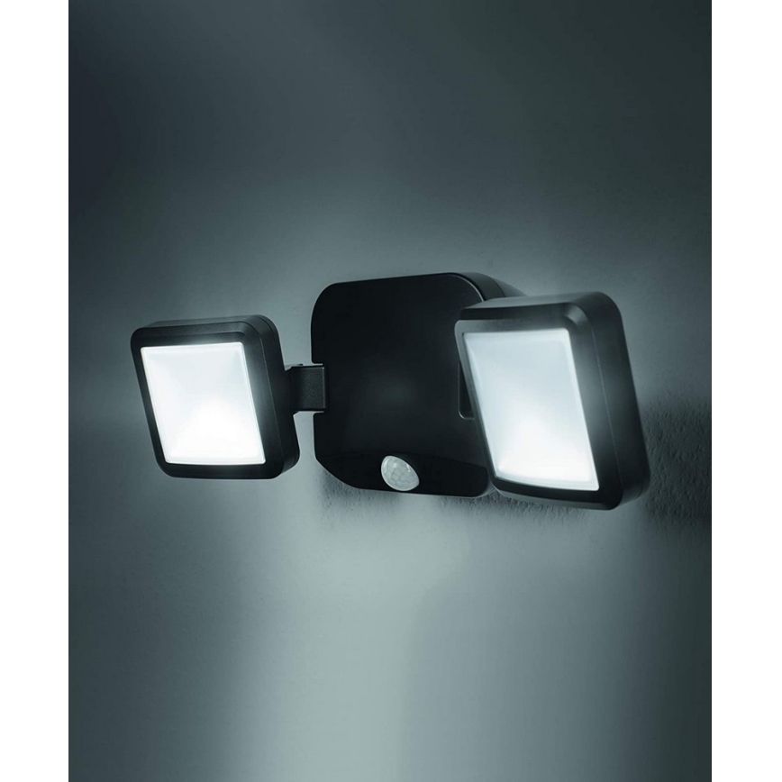 Ledvance - LED Applique da esterno con sensore BATTERY 2xLED/10W/4xD IP54