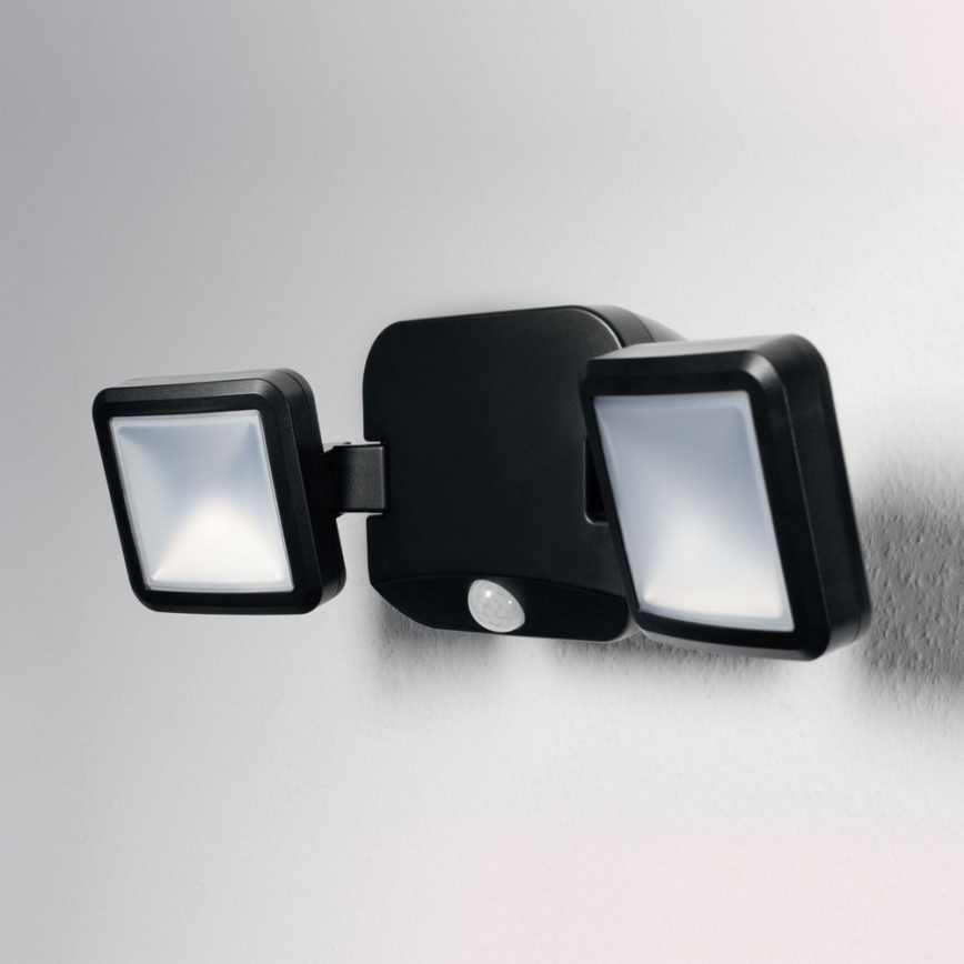 Ledvance - LED Applique da esterno con sensore BATTERY 2xLED/10W/4xD IP54