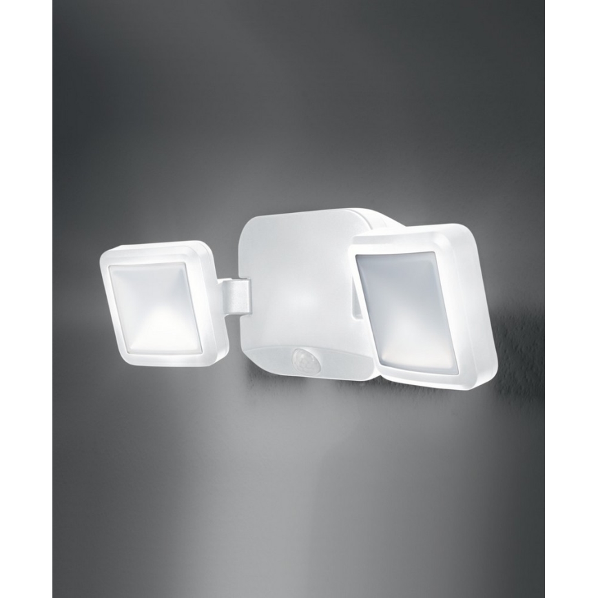 Ledvance - LED Applique da esterno con sensore BATTERY 2xLED/10W/4xD IP54