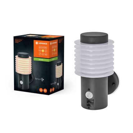 Ledvance - LED Applique da esterno con sensore ENDURA RONDO LED/9,5W/230V IP44 antracite