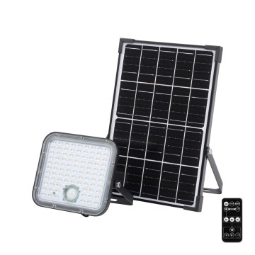 Ledvance - LED Dimmerabile solare per riflettore con sensore FLOOD SPLIT LED/30W/6,4V IP65 + telecomando