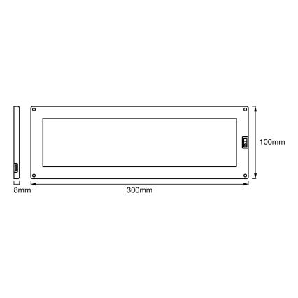 Ledvance - LED Dimmerabile sottopensile con sensore CABINET LED/10W/230V