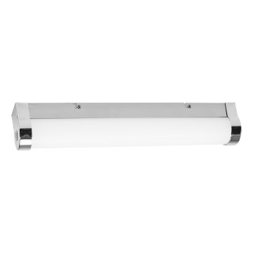 Lampada LED Per Specchio Da Bagno Vintage Con Interruttore A Tirante, IP44, 48cm/8W, 4000K – Luce Trucco Anti-Appannamento, Cromo
