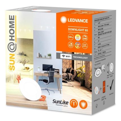 Ledvance - LED Faretto da incasso dimmerabile SUN@HOME LED/4,5W/230V 2200-5000 CRI 95 Wi-Fi