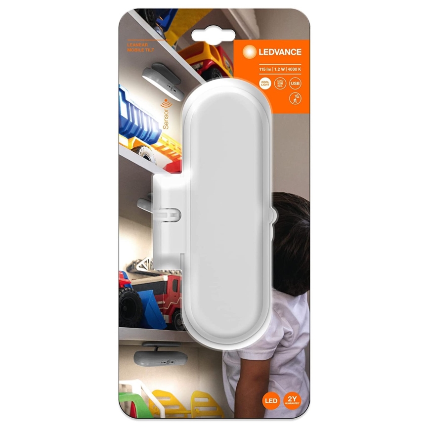 Ledvance - LED Illuminazione mobili con sensore MOBILE LED/1,2W/5V 500 mAh 4000K