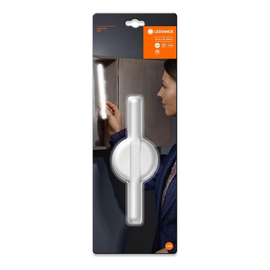 Ledvance - LED Illuminazione specchio dimmerabile LEDSTIXX LED/2W/Li-Ion 800 mAh IP44 CRI 90
