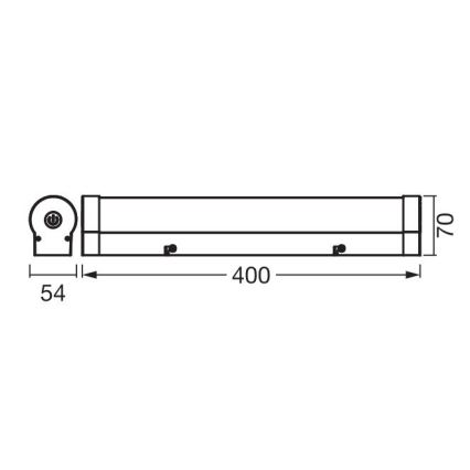 Ledvance - LED Dimmerabile touch specchio illuminazione ORBIS TUBE LED/9W/230V 40 cm 3000/4000K IP44