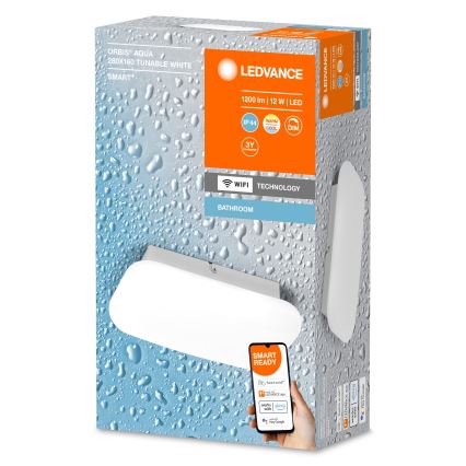 Ledvance - Lampada LED da bagno dimmerabile SMART+ AQUA LED/12W/230V 3000-6500K IP44 Wi-Fi