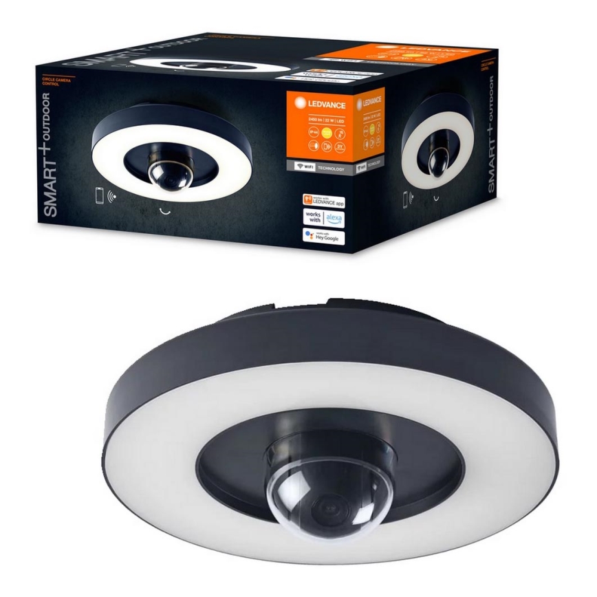 Ledvance - LED Lampada da esterno con sensore e camera SMART+ LED/22W/230V IP44 Wi-Fi