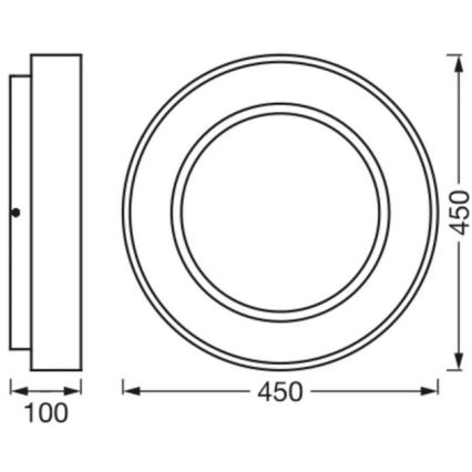 Ledvance-LED Plafoniera dimmerabile SUN@HOME CIRCULAR LED/18,5W/230V Wi-Fi