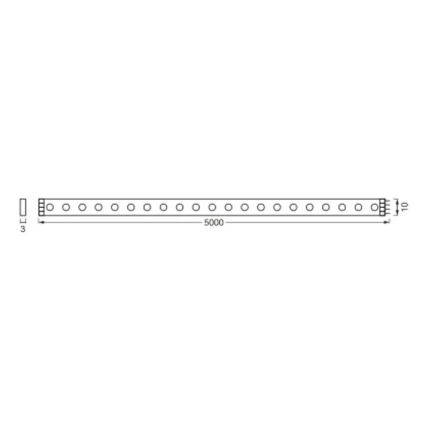 Ledvance - LED RGB Striscia dimmerabile FLEX AUDIO 5m LED/20W/230V + telecomando