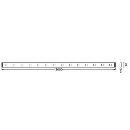 Ledvance - LED RGB Striscia dimmerabile SMART+ MAGIC FLEX 3m LED/15,5W/230V Wi-Fi + telecomando