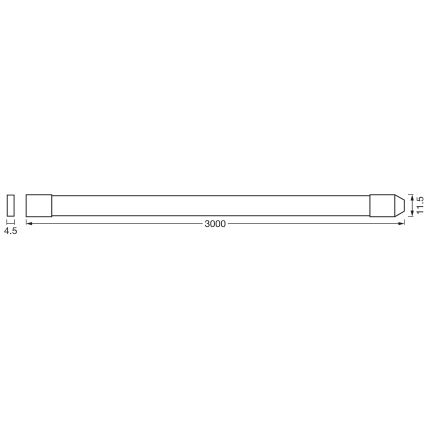 Ledvance - LED RGB+TW Dimmerabile per esterni striscia FLEX 3m LED/12,5W/230V 2700-6500K IP44 Wi-Fi