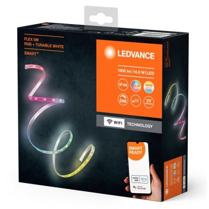 Ledvance - LED RGB+TW Dimmerabile per esterni striscia FLEX 5m LED/14,5W/230V 2700-6500K IP44 Wi-Fi