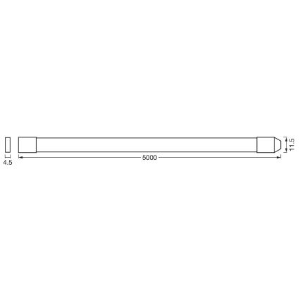 Ledvance - LED RGB+TW Dimmerabile per esterni striscia FLEX 5m LED/14,5W/230V 2700-6500K IP44 Wi-Fi