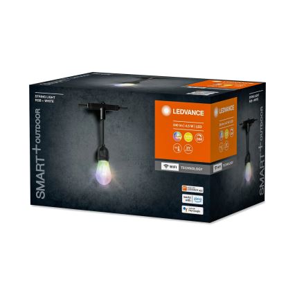 Ledvance - Catena LED RGBW dimmerabile da esterno SMART+ STRING 12xLED/0,37W/230V IP44 Wi-Fi