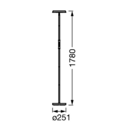 Ledvance - LED RGBW Lampada da terra con dimmer SMART+ FLOOR LED/13,5W/230V 2700-5000K Wi-Fi