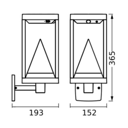 Ledvance - LED RGBW Applique solare dimmerabile con sensore SMART+ ALPS LED/6W/3,7V 3000K IP44