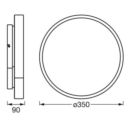 Ledvance - LED RGBW Plafoniera dimmerabile SMART+ ORBIS LED/28W/230V 3000-6500K Wi-Fi