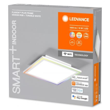 Ledvance - Plafoniera LED RGBW dimmerabile SMART+ PLANON LED/18W/230V 2700-6500K Wi-Fi