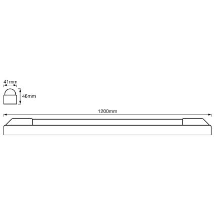 Ledvance - Luce di sottolineatura a LED POWER BATTEN LED/24W/230V 4000K