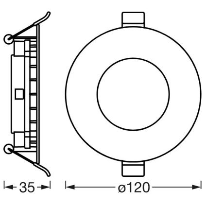 Ledvance - Luce LED da incasso dimmerabile SUN@HOME LED/8W/230V 2200-5000K CRI 95 Wi-Fi