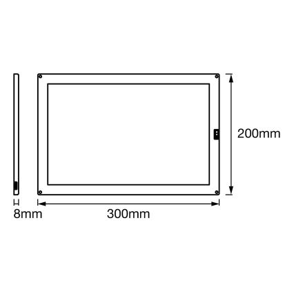 Ledvance - Luce LED dimmerabile sottopensile con sensore CABINET LED/8W/230V 3000K