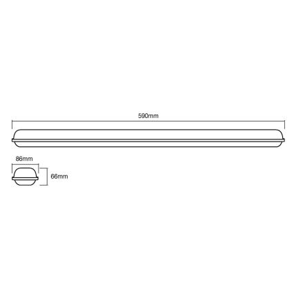 Ledvance - Luce LED tecnica SUBMARINE LED/18W/230V IP65