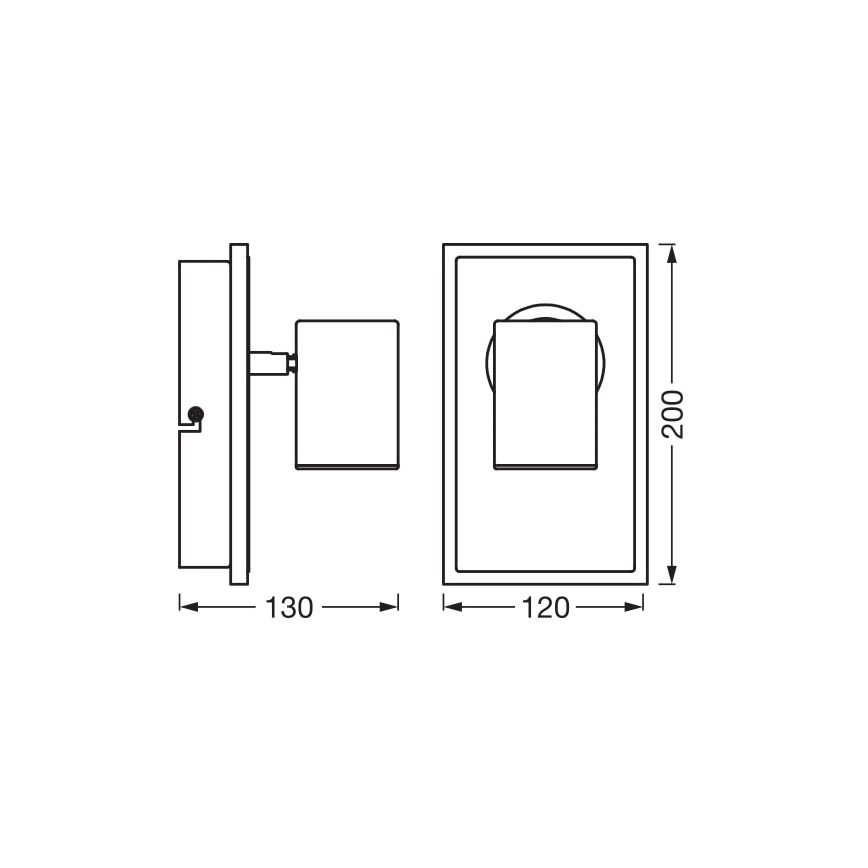 Ledvance - Luce Spot da parete a LED DECOR MARS LED/16,5W/230V