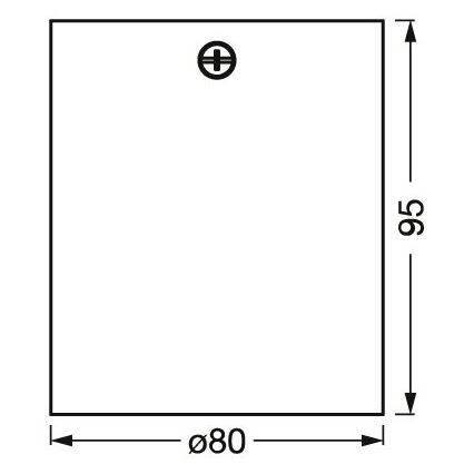 Ledvance - Luce Spot SPOT 1xGU10/7W/230V bianco