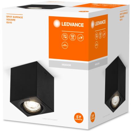 Ledvance - Luce Spot SPOT 1xGU10/7W/230V nero