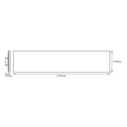 Ledvance -  Pannello LED a plafone FRAMELESS LED/40W/230V 3000K