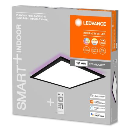 Ledvance - Pannello LED RGBW Dimmerabile SMART+ PLANON LED/28W/230V 3000-6500K Wi-Fi + telecomando