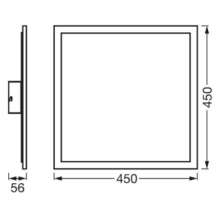 Ledvance - Pannello LED RGBW Dimmerabile SMART+ PLANON LED/28W/230V 3000-6500K Wi-Fi + telecomando