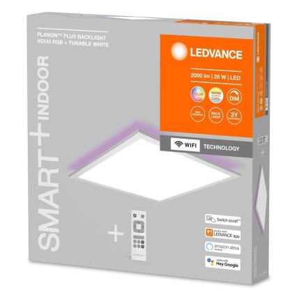 Ledvance - Pannello LED RGBW dimmerabile SMART+ PLANON LED/28W/230V 45x45 cm Wi-Fi + telecomando
